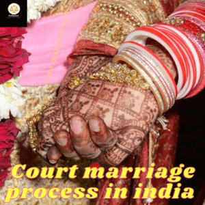 Court marriage process in india