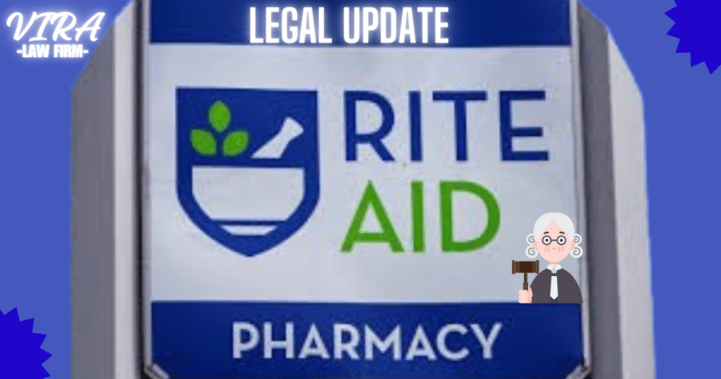 Exterior view of a Rite Aid pharmacy store marked for closure following its second Chapter 11 bankruptcy filing in May 2025