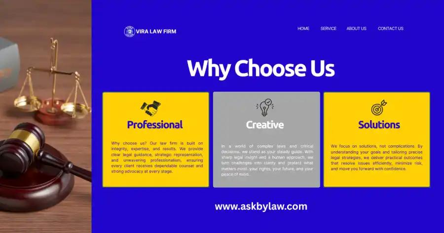 Why choose us VIRA LAW FIRM